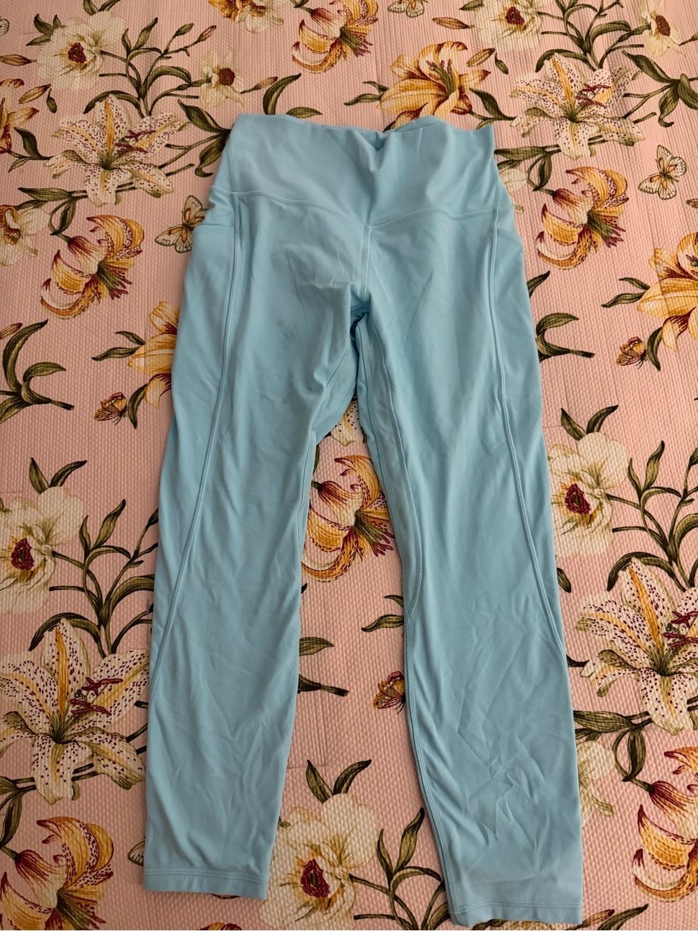 lululemon athletica pale blue high-rise leggings